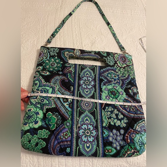 Vera Bradley Tote/Handbag 2009 Holiday Blue Rhapsody - Picture 5 of 8